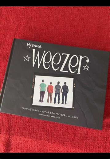 New #Weezer photo boom was released on December 23, 2025. Lots of cool pics and info! #musicmerch #photographs #photography