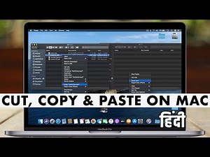 How to Cut, Copy, Paste files and folders on MacBook Pro or MacBook Air in Hindi