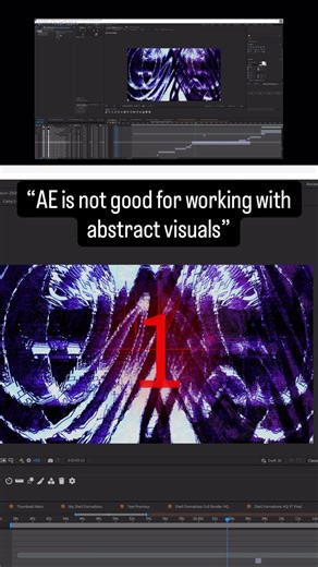 Working with abstract visuals in AE is really fun! #aftereffects #abstract #fyp #explore #visualart