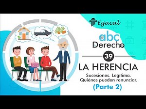 LA HERENCIA (Parte 2): Sucesiones. Legítima | ABC del Derecho 39