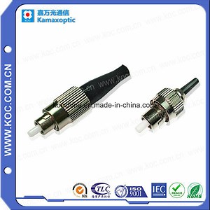 [Hot Item] FC/PC Fiber Optic Connector with Black Smooth Boot