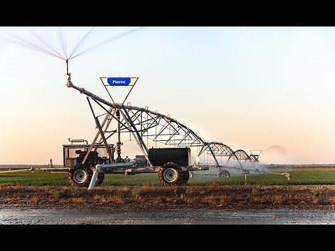 Pierce ditch feed linear irrigation