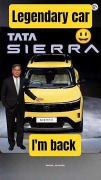 Tata Sierra ने मार्केट हिला दिया 😱 | Future SUV of India 🔥 #Sierra #shorts