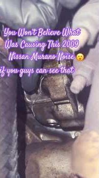 2009 Nissan Murano Grinding Noise – Here’s the Real Problem #automobile #diy #shorts
