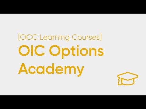 Welcome to OIC Options Academy