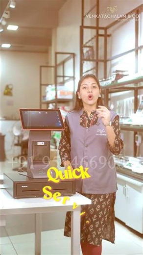 Introducing our latest POS with inbuilt printer + KOT option. #venkatachalamandco #restaurant #pos