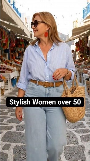 Effortlessly Chic Outfits for Women over 50 & 60 #styleafter50 #fashionover60 #maturewomensfashion