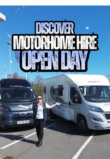 Join us at our Motorhome Hire Open Day 👀 ✔️ Explore different models ✔️ Test drive your dream van ✔️ 17% OFF motorhome hire bookings (on the day only!) 🔥 (T&Cs apply) ✔️ Food & drinks included 😍 📍 Andover 🗓 Saturday 2nd May | 9AM–4PM Don’t just dream it… drive it. 💭➡️🚐 #VanLife #MotorhomeLife #UKEvents #motorhome #campervan
