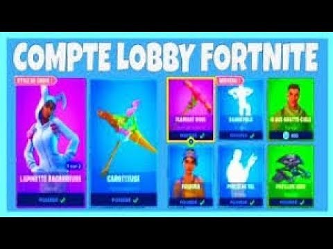 COMPTE LOBBY FORTNITE !!! *V-BUCKS GRATUIT*