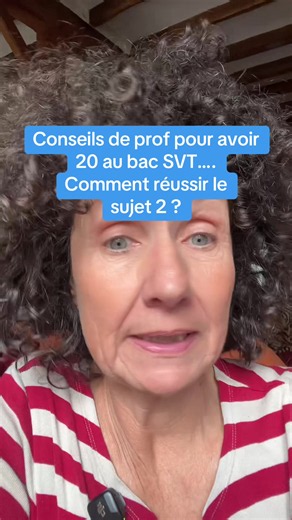 Sujet 2 Bac SVT : méthode pour réussir et viser 20