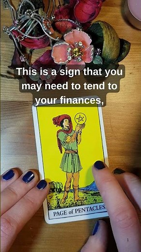 What is the meaning of the Page of Pentacles #tarot #shorts #tarotcards