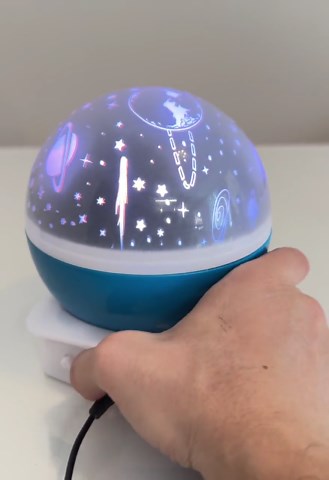 Galaxy Star Projector Night Light LED Lamp Kids Room Decor Space Light Multicolor Projection Rotating Star Sky USB Battery Night Lamp 5'' - Etsy UK