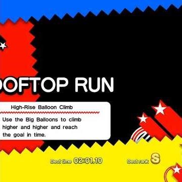 Rooftop Run: Act 1 Challenge 2 [High-Rise Balloon Climb] [S Rank] [No Damage]