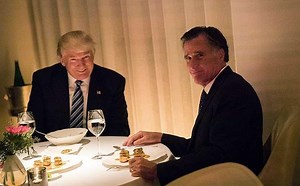11K views · 57 reactions | Donald Trump dined at one of New York's swankiest restaurants with Mitt Romney, his erstwhile foe turned potential frontrunner in the race to become America's next secretary of state. | Telegraph Politics | Facebook