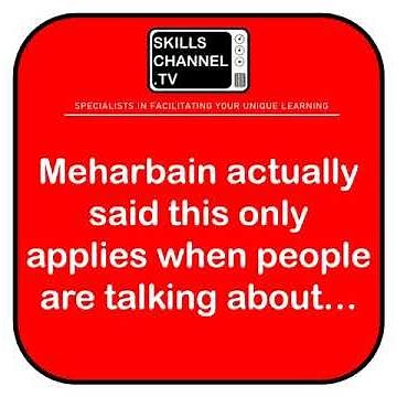 Mehrabian Communication Model Explained by Skills Channel TV