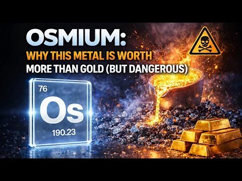 Osmium: Why This Metal is Worth More Than Gold (But Dangerous)