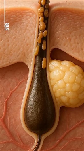 Dr Preeti Mor on Instagram: "@dermatology_diaries - How pimples really form under skin? What happens under your skin isn’t as simple as a pimple. This is the hidden chain reaction you never see."