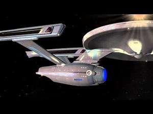 Star Trek - Enterprise Refit going to warp 3D CGI Animation
