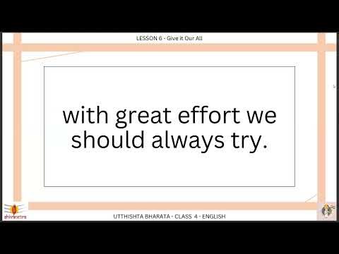 English Class 4 | Unit 6.2