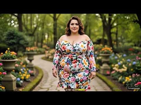 Plus Size Mini Dresses Miami 🇺🇸 | Curvy Women Street Style Fashion USA | Summer Bodycon Looks