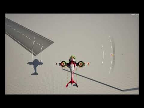 JSBSim + Unreal Engine 5: Real Collision Physics & VTOL Stabilization (Work in Progress)