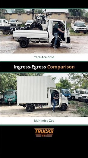 Tata Ace Gold vs Mahindra ZEO | Entry–Exit Comparison
