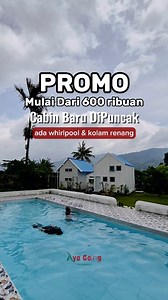 ❤️‼️save, share & booking‼️❤️ Lagi PROMO OPENING ya guys.. Cabin baru di puncak bogor yg cakep nya pake banget..😍 . MOHON DI BACA YAA‼️ PERIODE BOOKING s/d 18 Februari 2025 PERIODE STAY s/d 28 Februari 2025 . BOOKING BISA DIRECT ke no. : 0817-463-642 ATAU via web klik di bio instagramnya RumaMamah Glamping @divillafajar . 📍@divillafajar 🎬 @ayogoingchannel . Type Happy Cabin Kapasitas 4-5 orang HARGA Senin-selasa Rate = 975.000 disc 35% = 633.750 Rabu-kamis Rate = 1.150.000 disc 35% = 747.500 