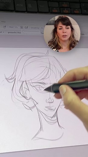 43K views · 1.6K reactions | Here’s a preview of my latest tutorial! It’s about making stylized portraits in procreate, and talks you through which brushes I use, how I choose colors, and how I stylize the shapes to transform the reference image into my own interpretation. You can get access to this 40 minute tutorial for just $5 ✨ Find it here: patreon.com/loish | Loish | Facebook