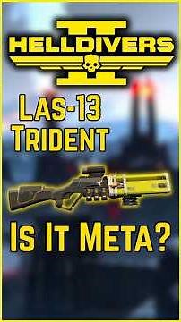Las-13 Trident in 60 Seconds #helldivers2 #gaming