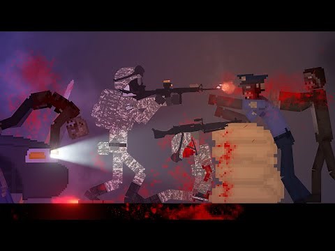 Zombie Apocalypse (Zombies Vs Humans) in People Playground