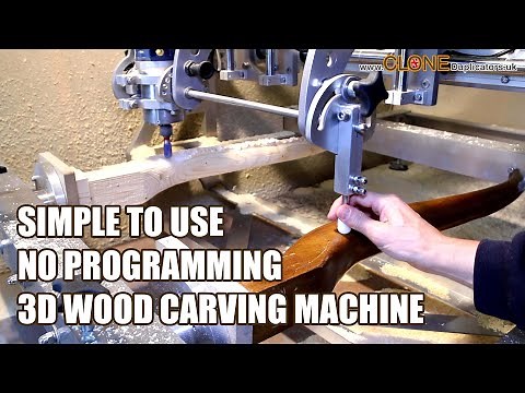 Wood Carving Machine - 3D Copy Carving - Easy To Use