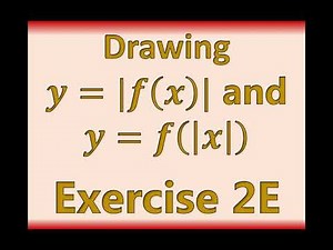 A2 Maths - Pure - Modulus Graphs