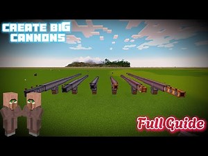 Create: Big Cannons Tutorial(prt-01) || MINECRAFT