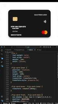 ATM Card done with | Html, Css and JavaScript. #coding #webdevelopment #frontenddevelopment #website
