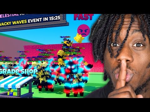 INFINITY ADMIN ABUSE in Escape Tsunami for Brainrots