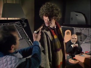 📺 'Doctor Who' Saturday 17 December 1977 ~ BBC1: 18.05 The Sun Makers (4/4) With the 'Company' exposed, the Doctor and his friends try to rouse the workers to rebel and free themselves. But first, the Doctor must deal with the Collector | Bernie Briffa