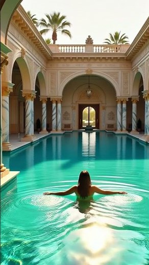 Girl in Home Swimming Pool | Chill Vibes