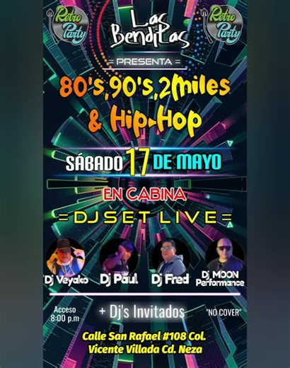 #benditas #Dj #Moon #Performance #scratch #80s #90s #2k #Hip Hop