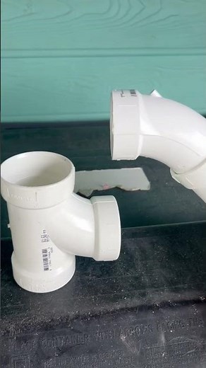 Sanitary tee vs. a combination and where you can use them. #diy #plumber