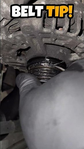 Don't Install a New Belt Until You Do This! (Pulley Cleaning) #serpentinebelt #protip
