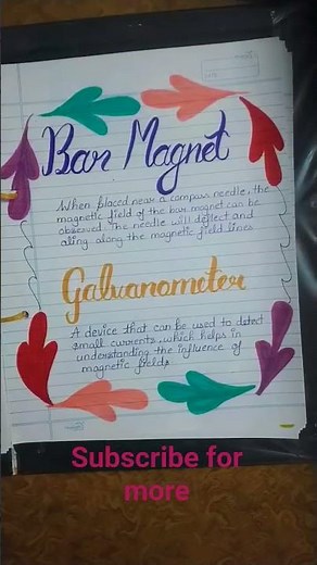 #Class 12th # physics #project file #to study the Earth's magnetic field.