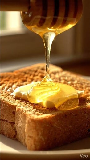 Honey Dripping on Bread 🍯🍞 | Oddly Satisfying#shorts#satisfying#foodshorts#toast#viralshorts#aivideo
