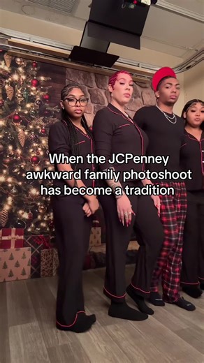 Happy Holidays from my family to yours 🎄✨ Our annual JCPenney awkward photoshoot tradition continues🤣🫶🏼This sums up my perfectly imperfect life🥰Wishing you all an abundance of love peace & happiness this holiday season & beyond❤️ • #_sacha_fierce