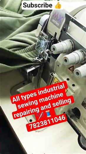 All types industrial sewing machine 🪡🧵 single needle flatlock overlock #industrialsewing