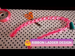 Easy ribbon ladder design tutorial [Bubu's Creations]