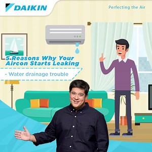 20 reactions · 17 shares | Ever wondered what causes air conditioning leaks? We've got answers! Check on these 5 possible culprits to stop it. Experiencing aircon leakage? Send us a message to get in touch with our customer service today. | Daikin Philippines | Facebook