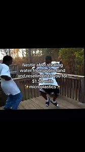 (Video from @sputnik) #nestle sells #water from areas in drought and it cause up to a #dollar to get this tasty #microplastic water for #knowledge