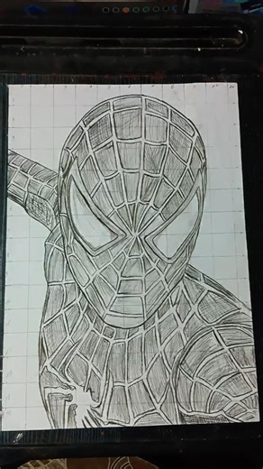 How To Draw Spider-Man 🔥, MarvelCharecter Drawing #shorts #spiderman #drawing #trending #marvel #art