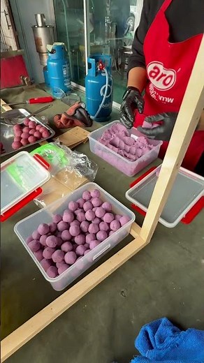 การปั้นไข่นกกระทาเพื่อเตรียมทอดขาย #streetfood #howtomakechocolateathome #thaifood