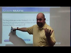 Lesson 62: Writing Mixed Numbers as Improper Fractions (Saxon Math, Level 6)